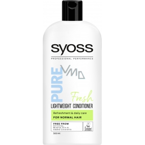 Syoss Pure Fresh refreshment and day care, light balm for normal hair 500 ml
