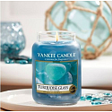 Yankee Candle Luscious Turquoise Glass - Turquoise glass scented candle Classic large glass 623 g