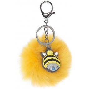 Me to You My Dinky Bear keychain Pom Pom yellow 7 cm