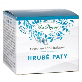 Dr. Popov Rough heels Regenerating balm softens and intensively lubricates dry skin of the feet natural composition, without parabens 50 ml