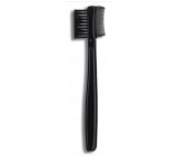 Donegal Double-sided cosmetic brush + comb with brush for eyebrows and eyelashes 13.2 cm
