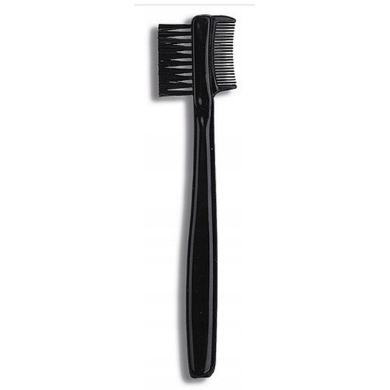 Donegal Double-sided cosmetic brush + comb with brush for eyebrows and eyelashes 13.2 cm