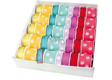 Ditipo Fabric ribbon with wire green 3 mx 25 mm
