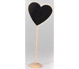 Nekupto Home Decor Chalkboard Sign Heart 19 cm