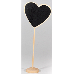 Nekupto Home Decor Chalkboard Sign Heart 19 cm