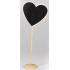 Nekupto Home Decor Chalkboard Sign Heart 19 cm