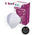 Oral protective respirator 4-layer FFP2, GPP2 provides high resistance to viruses and bacteria and perfectly absorbs sweat 1 piece