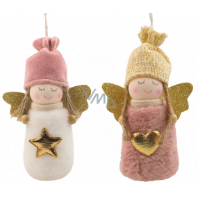 Plush angel 13 cm for hanging 1 piece