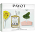 Payot Herbier Huile Dermaquillant BIO Facial and Eye Oil 30 ml + Pink Headband + Gua Sha in Jade Stone, cosmetic set