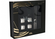 Albi Men's Affair cooling cubes 4 pieces + pliers 1 piece + velvet bag 1 piece, gift set for men
