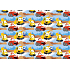 Ditipo Gift wrapping paper 70 x 100 cm Light blue with cars 2 sheets