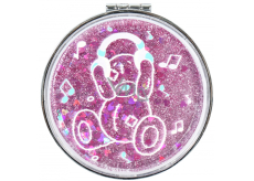 Me To You Cosmetic mirror with glitter Music 8 cm