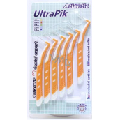 Atlantic UltraPik interdental brushes 0.6 mm Orange curved 6 pieces