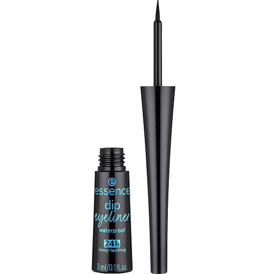 Essence Dip Eyeliner waterproof liquid eyeliner 01 Black 3 ml