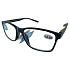 Berkeley Reading dioptric glasses +0.5 plastic green stripes Blue Block 1 piece MC2273BC2