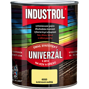 Industrol S2013 universal gloss top coat for metal and wood, 6050 light cream, 750 ml