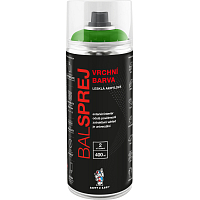 BALSPREJ top universal acrylic spray paint, RAL 6018 yellow-green, 400 ml
