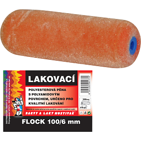 BARVY A LAKY HOSTIVAŘ Moltopren Flock painting roller for holder 6 mm, 100 mm, 2x rounded