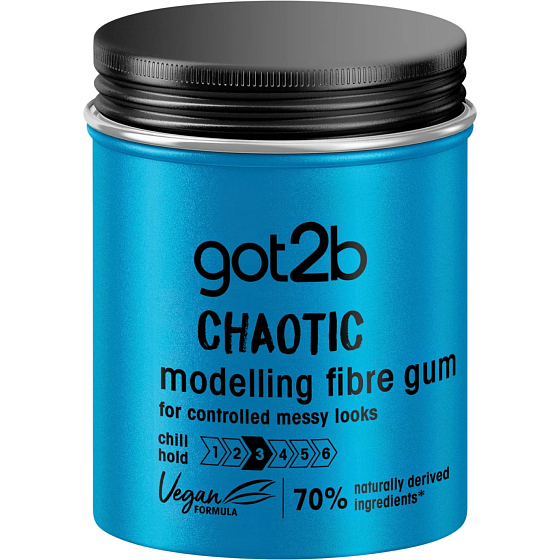 Got2b Chaotic Fiber Gum for Hairstyling, 100 ml