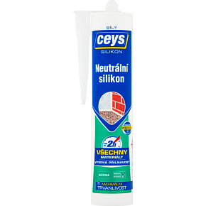 Ceys Neutral Silicone, White, 280 ml
