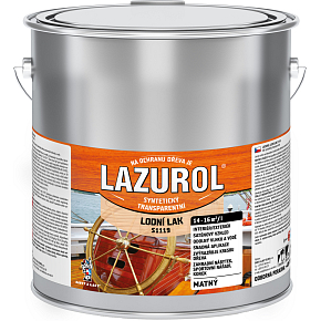 Lazurol S1119 boat varnish resistant varnish for wood transparent, satin 2.5 l
