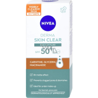 Nivea Derma Skin Clear Daily Cream UV Fluid OF50+, 40 ml