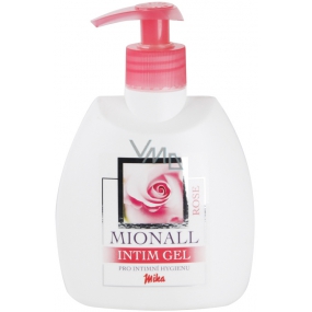 Mika Mionall Rose intimate gel with a 300 ml dispenser