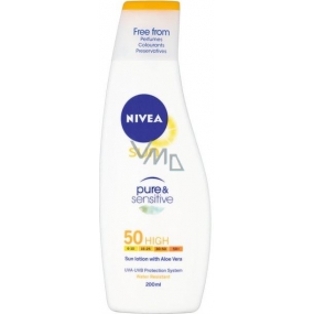 Nivea Sun Pure & Sensitive SPF50 + Sun Lotion 200 ml