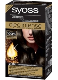 Syoss Oleo Intense Color hair dye without ammonia 2-10 Black Brown