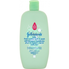 Johnsons Baby Fresh 2 in 1 bubble bath and washing gel for children 500 ml