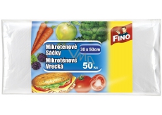 Fino Mikrotenové sáčky svačinové 30 x 50 cm 9 µm 50 kusů