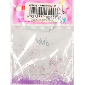 Angel nail decorations balls light purple 1 pack