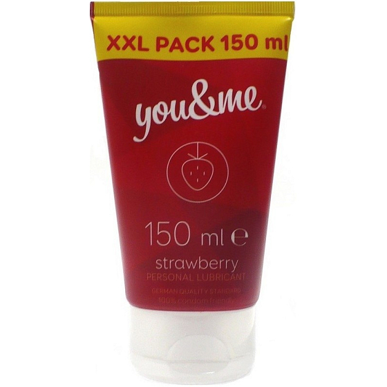 You & Me Strawberry lubricating gel 150 ml