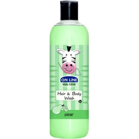 On Line Kids Time Pear 2in1 shower gel and shampoo for children 500 ml