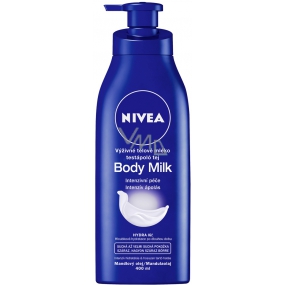 Nivea Body Milk nourishing body lotion for very dry skin with pump 400 ml