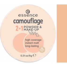 Essence Camouflage 2in1 powder and makeup 30 Vanilla Beige 9 g
