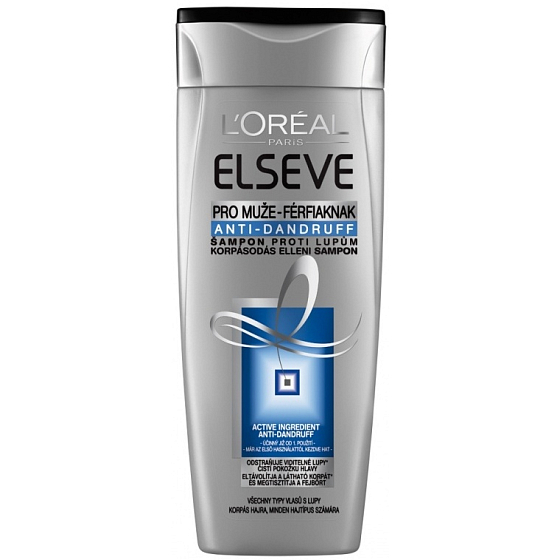 Loreal Paris Elseve Anti-dandruff hair shampoo for men 250 ml