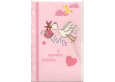 Nekupto Přání k narození dítěte Y 3284 K narození holčičky 136 x 210 mm