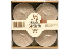 Adpal Stearin Maxi Indian Silk s vůní indického hedvábí vonné čajové svíčky 4 kusy