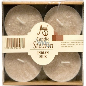 Adpal Stearin Maxi Indian Silk - Indian silk scented tealights 4 pieces