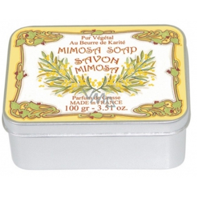 Le Blanc Mimosa - Mimosa natural solid soap in a box of 100 g