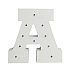 Nekupto Wooden LED letter A decoration 16 cm