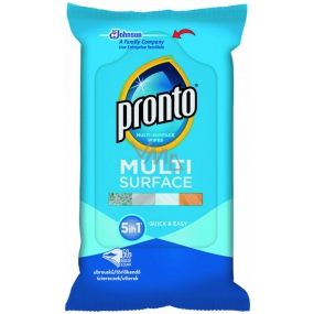Pronto Multi Surface 5in1 multifunctional wipes against dust 50 pieces