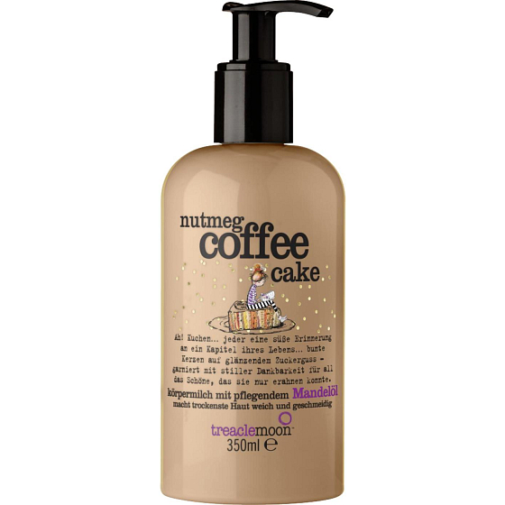 Treaclemoon Nutmeg Coffee Cake body lotion with dispenser 350 ml