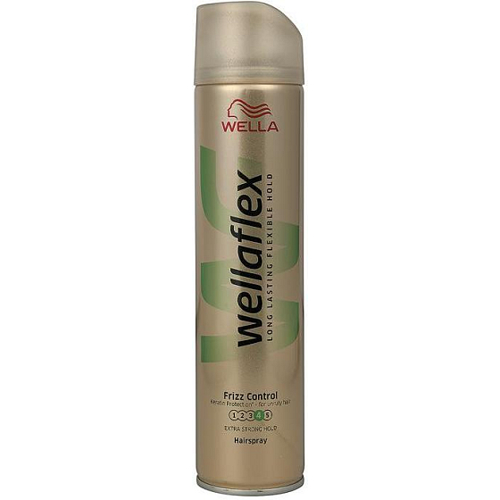 Wella Wellaflex Frizz Control Extra Strong Hold extra strong strengthening hairspray 250 ml