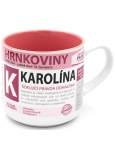 Nekupto Pots A mug named Karolína 0.4 liters