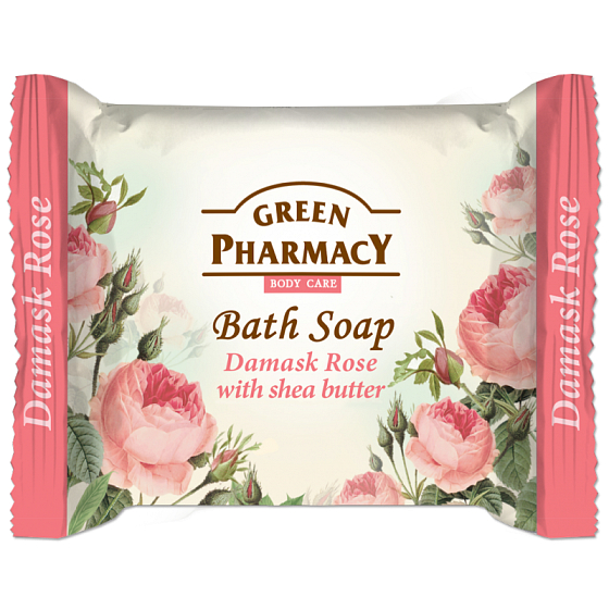 Green Pharmacy Damask Rose and Shea Butter Toilet Soap 100 g