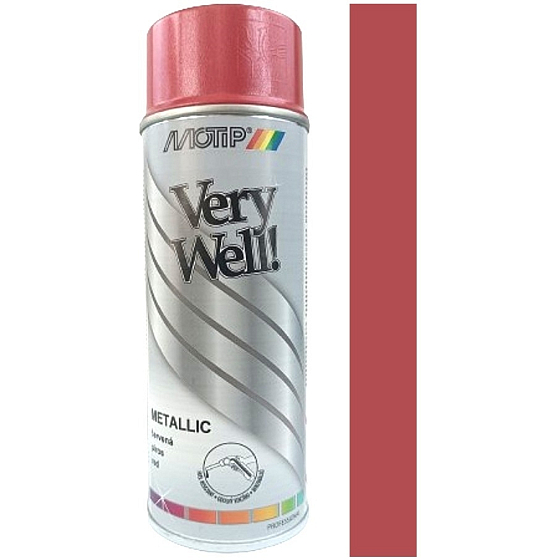 Motip Very Well Metallic 918582 red metallic acrylic lacquer 400 ml