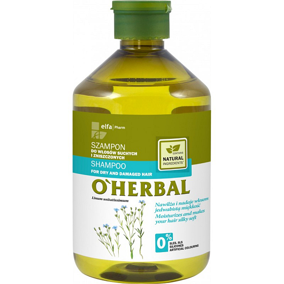 About Herbal Len shampoo for dry and damaged hair 500 ml