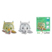 Monumi 3D Owl for painting 16.5 cm, for children from 5 years